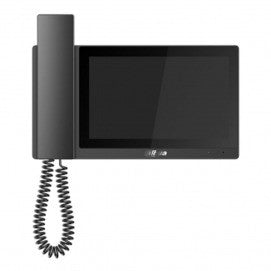 Monitor Interior 7" de Superficie DAHUA para Videoportero IP con auricular de color Negro