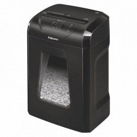 Destructora Fellowes 12C - Corte EN Partículas 4*40mm Papelera Capacidad 18 Litros Bloqueo Seguridad Destruye Grapas/tarjetas C