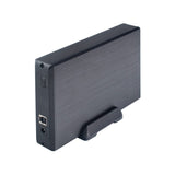 Caja Externa 3,5" para Discos Duros SATA I, II y III a USB 3.0/USB3.1 GEN1, Negra