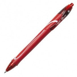 Bolígrafo de Tinta Gel Retráctil Bic Gelocity Quick Dry 949874/ Rojo