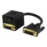 Cable Splitter Dvi- D Macho A Hdmi Y Dvi-d