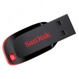 Pendrive Sandisk Cruzer Blade - 64gb Usb2.0 Diseño Negro / Rojo