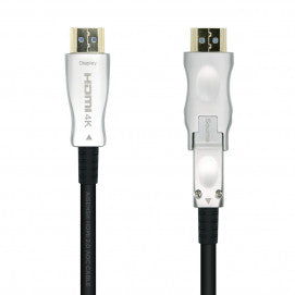 Cable Hdmi V2.0 Aoc (Active Optical Cable) Desmontable Premium Alta Velocidad / Hec 4k@60hz 4:4:4 18gbps, A/m-d/a/m, Negro, 20