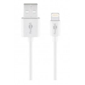 Cable De Carga Y Sincronización Lightning Usb Blanco