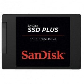 Disco Sólido Sandisk SSD Plus Sdssda-480g-g26 - 480gb Sata III 2.5"/6.35cm Lectura 535mb/s Escritura 400mb/s