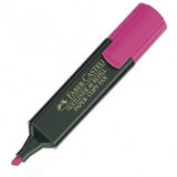 Marcador Fluorescente Punta Biselada 1-5 MM - Rosa Faber Castell