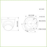 Domo HDCVI 5M dWDR LED30m 2.8mm IP67 PIR Disuasión activa Quick-to-install