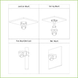 Domo HDCVI 5M dWDR LED30m 2.8mm IP67 PIR Disuasión activa Quick-to-install