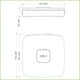 DVR 5EN1 H265 4ch 4K-N@6ips +4IP 8MP 1HDMI 1HDD AI