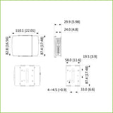 Minicámara IP H265 Pinhole 2M DN WDR 2.8mm IVS AUDIO E/S + Unidad principal AI