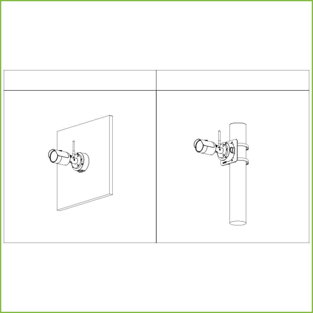 Tubular IP H265 2M DN dWDR 3DNR IR30m 3.6mm IP67 WiFi