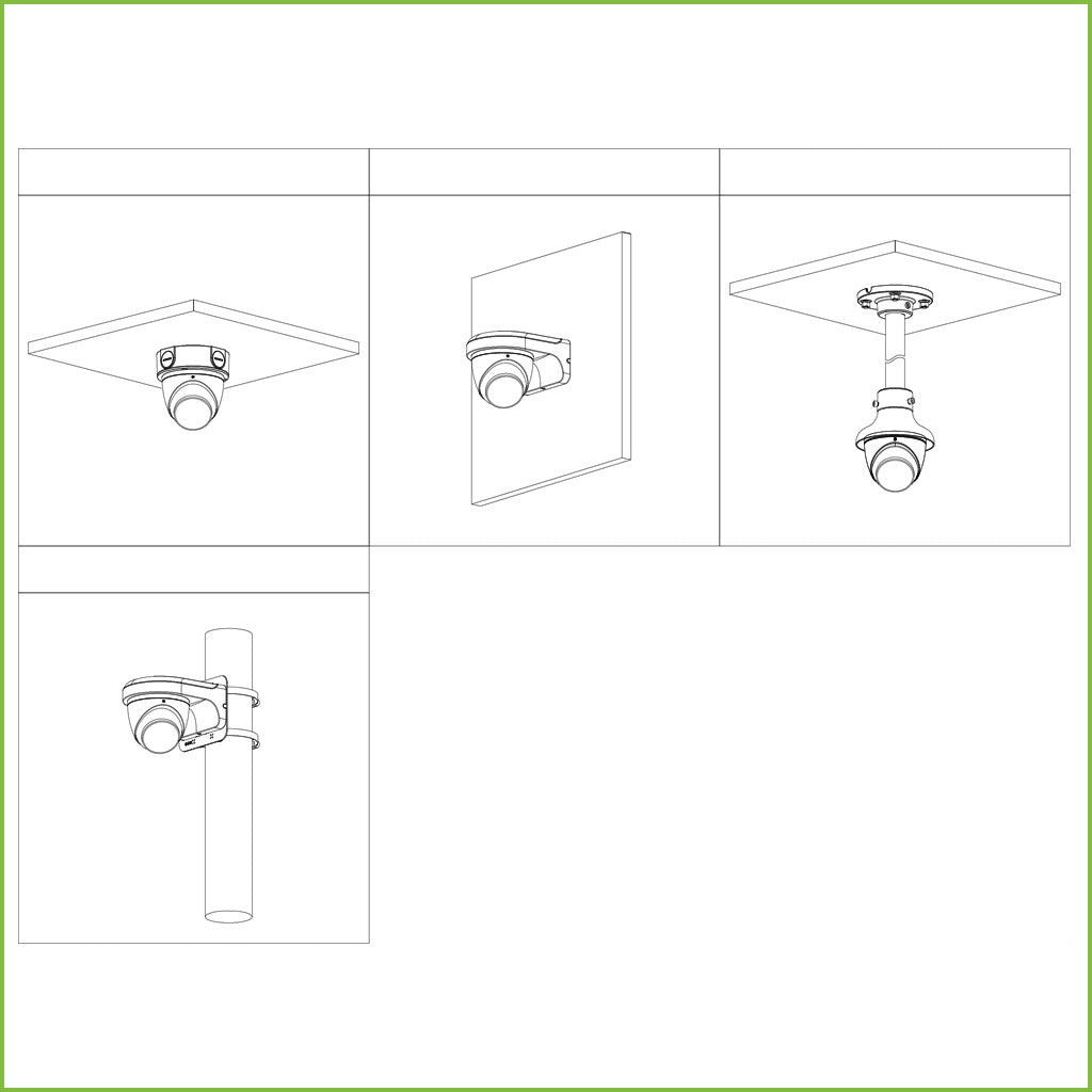 Domo IP H265 5M DN WDR Starlight IR50m 2.8mm IP67 PoE MIC AI