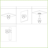 Domo IP TiOC H265 8M WDR IVS SMD Iluminación 30m 2.8mm IP67 PoE MIC AUDIO E/S AI