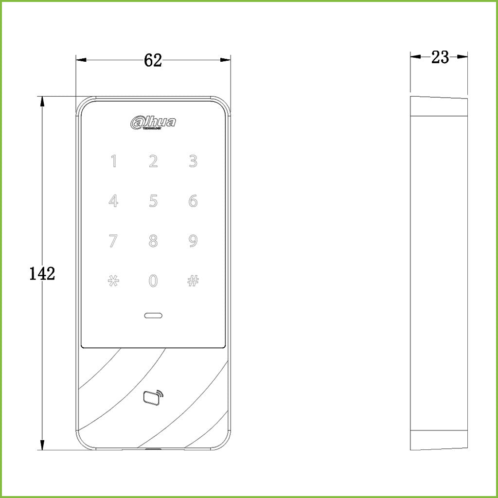 Lector Autónomo Tarjeta EM IP66