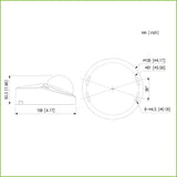 Domo HDCVI 4EN1 2M 1080P DN ICR dWDR IR20m 2.8mm IP67 IK10 MIC