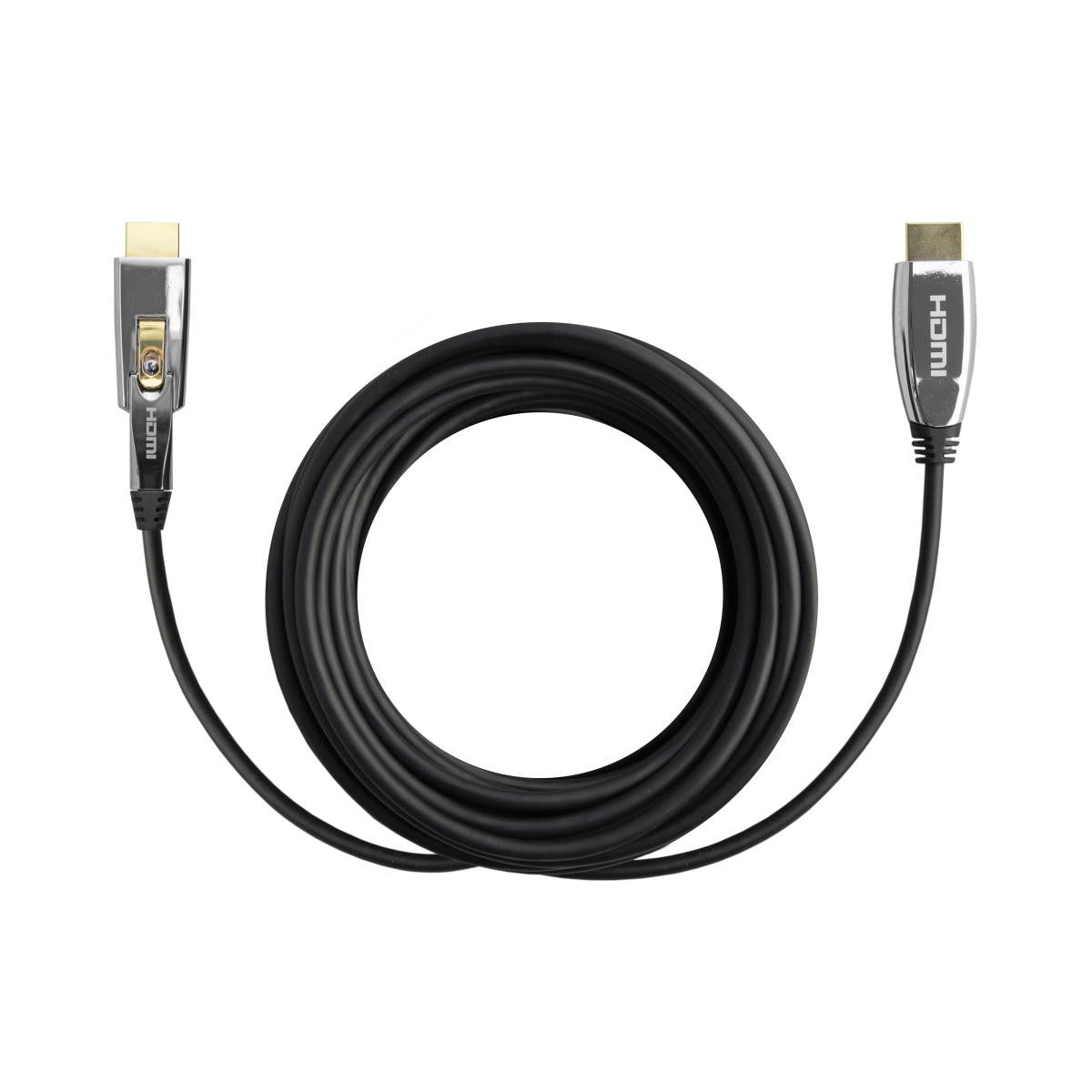 Cable HDMI 2.0 4k con conductor de fibra y un conector desmontable - De distintas medidas