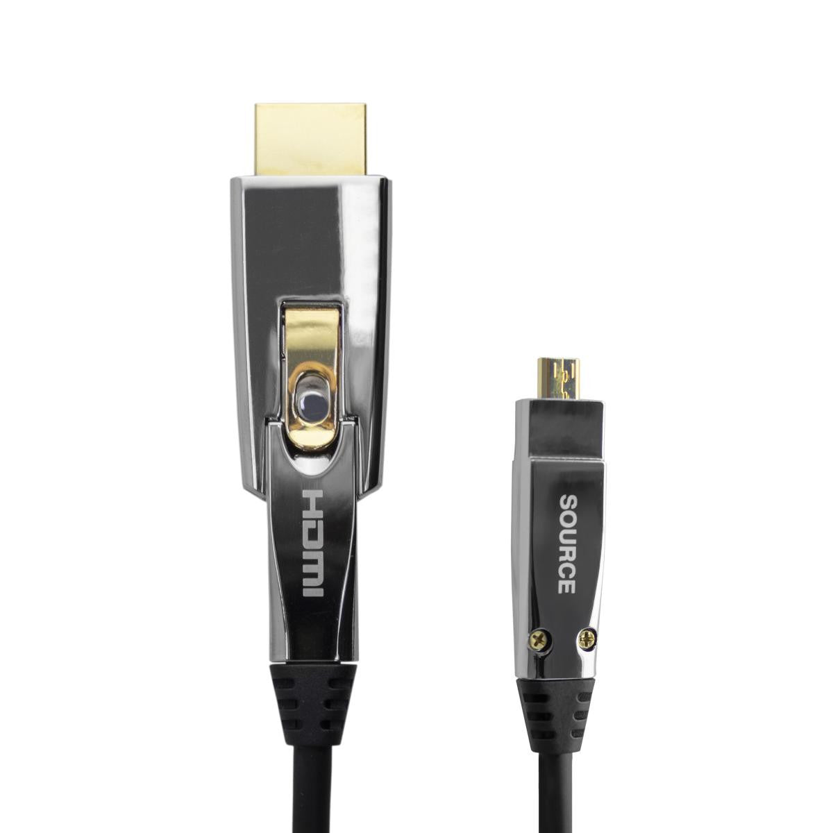 Cable HDMI 2.0 4k con conductor de fibra y un conector desmontable - De distintas medidas