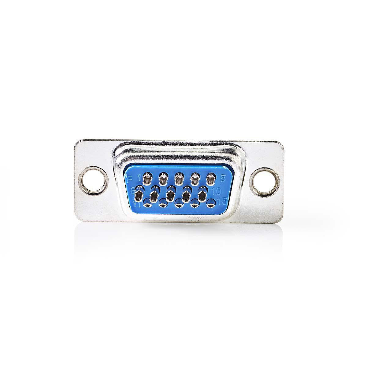 Conector VGA hembra de 15 pins macho para soldar