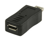 Adaptador USB 2.0 de micro USB B hembra a mini USB de 5 pines macho