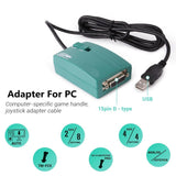 Adaptador USB para Joystick Analógico de 15pin con conector MIDI