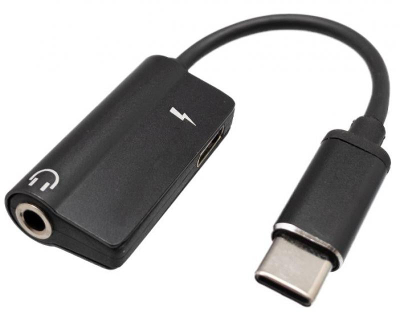 Adaptador Usb-c a + Jack 3.5mm, Audio Carga