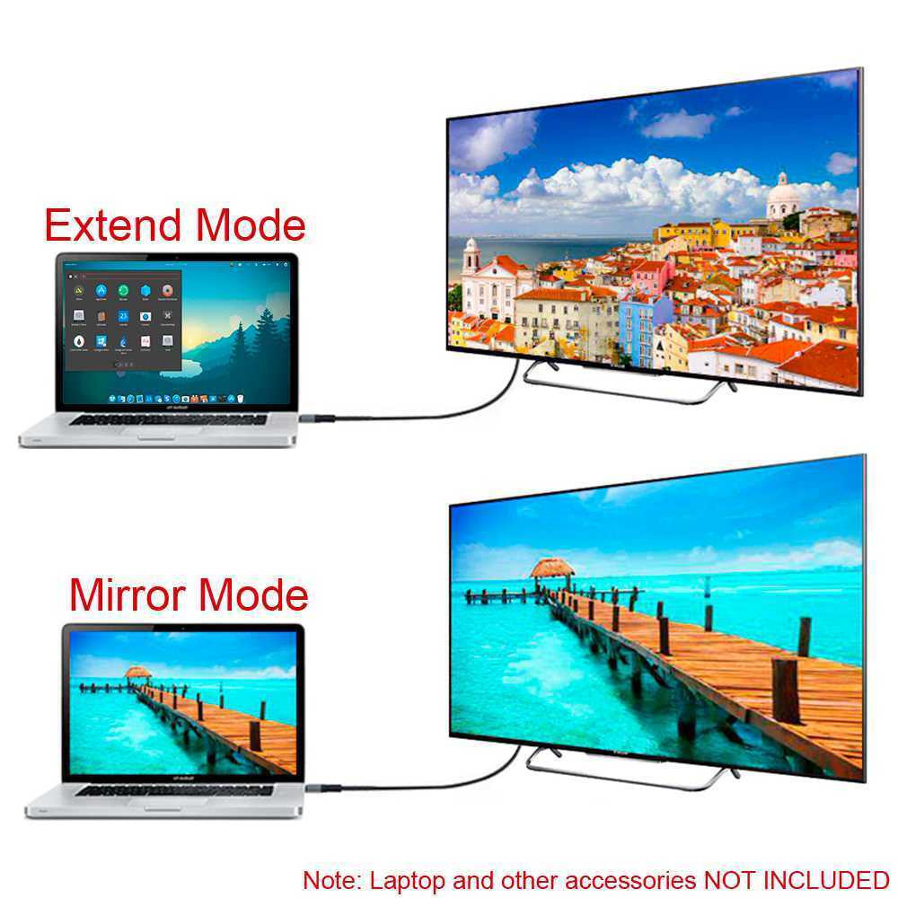 Cable Usb-c a Hdmi 4K@60hz, 2 Metros