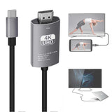 Cable Usb-c a Hdmi 4K@60hz, 2 Metros