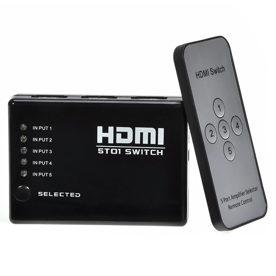 Conmutador / Switcher Hdmi 5x1. Fullhd 1080p. 3D Conmutadores de Señal