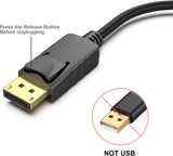 Adaptador Displayport 1.2 Macho a Hdmi Hembra