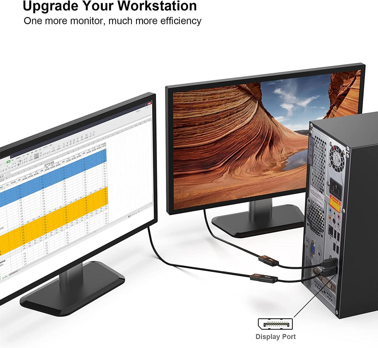 Adaptador Displayport 1.2 Macho a Hdmi Hembra