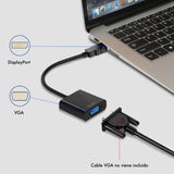 Cable-adaptador Displayport a VGA Hembra de 0.20 Metros Adaptador