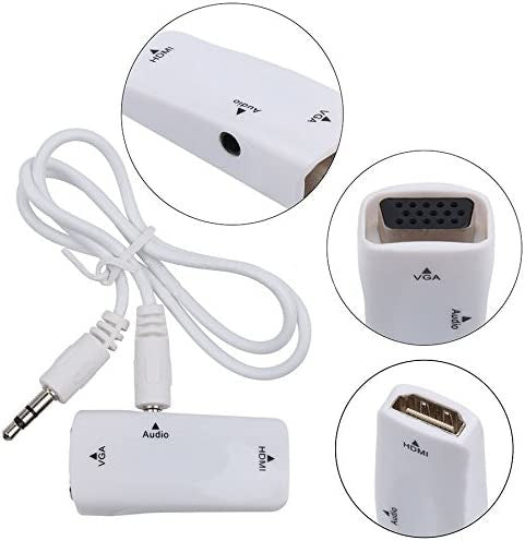 Miniconversor de Hdmi H a VGA con Audio Adaptador