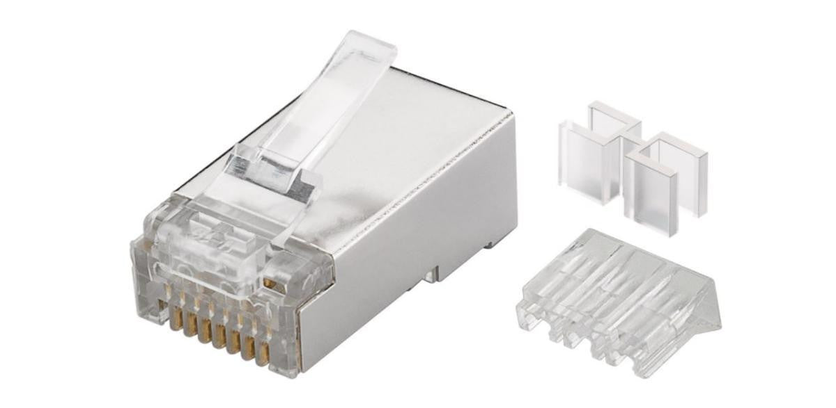 100 Conectores RJ45 para cables FTP CAT6a AWG: 26-24