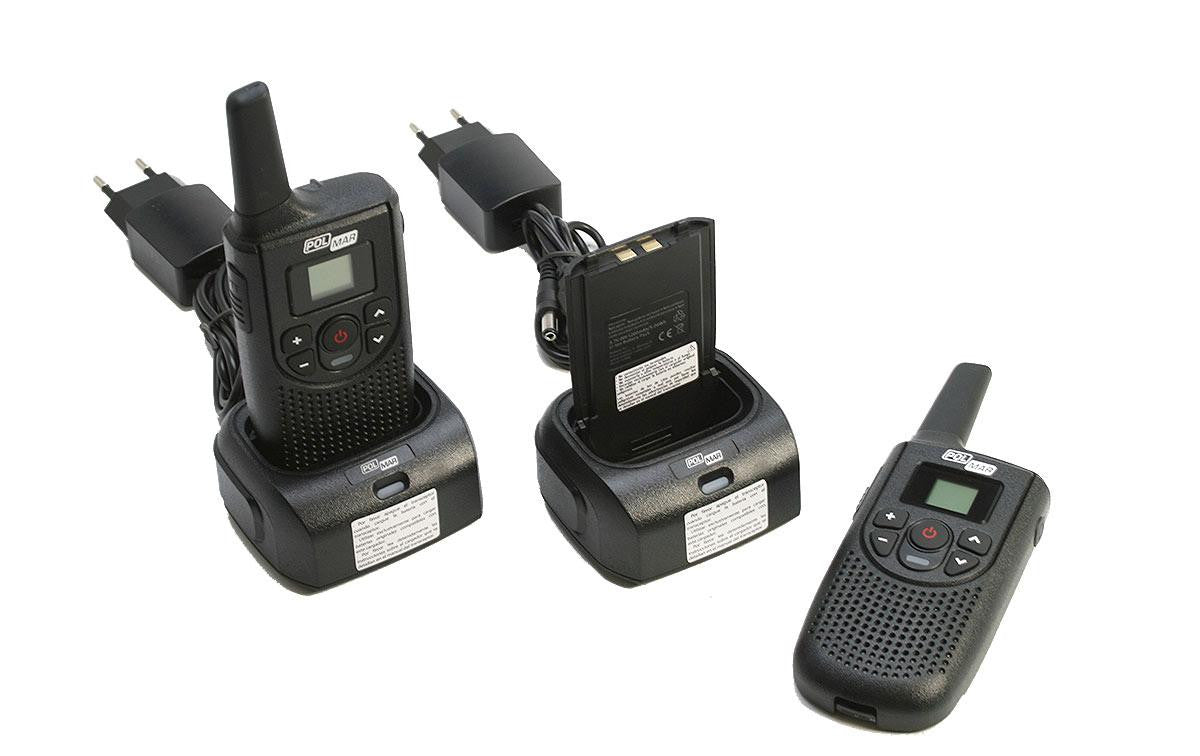 POLMAR GEMINI Pack 2 Walkie Talkies PMR-446 uso libre 16 canales