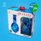 Auriculares Gaming ASGARD NJÖRD FR-TEC con micrófono camuflaje azul