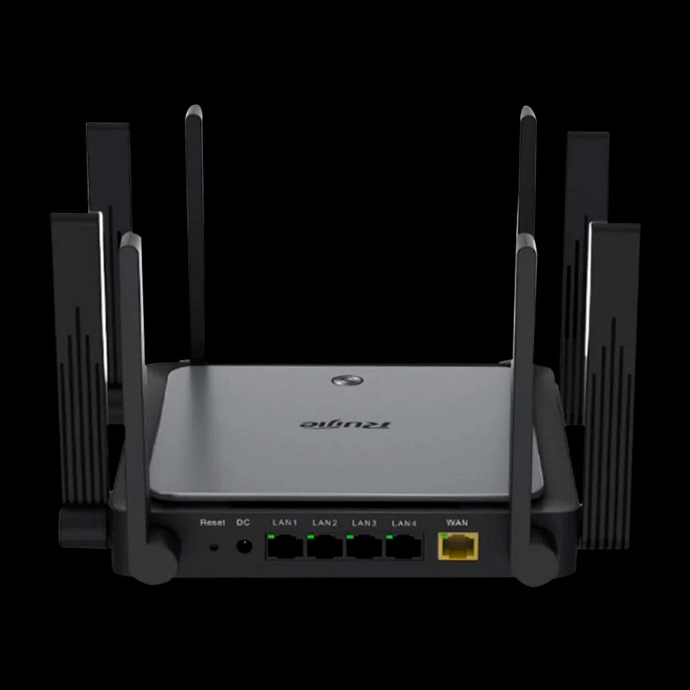 Reyee Router Gigabit Mesh Wi-Fi 6 AX3200 802.11AX de cuádruple flujo y banda 2,4 y 5 GHz