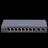 Reyee Router PoE Controlador Cloud con 8 Puertos PoE+ RJ45 GE + 2 Puertos RJ45 GE  y 10 Puertos RJ45 10/100 /1000 Mbps