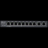 Reyee Router PoE Controlador Cloud con 8 Puertos PoE+ RJ45 GE + 2 Puertos RJ45 GE  y 10 Puertos RJ45 10/100 /1000 Mbps