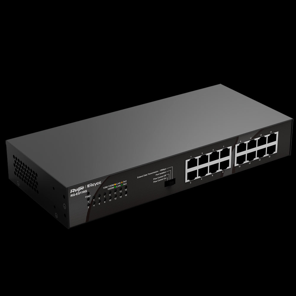 Reyee Switch Sobremesa y enrackable de 16 puertos Gigabit