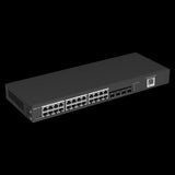 Reyee Switch Cloud Capa 2 de 24 puertos RJ45 Gigabit y 4 SFP Gigabit enrackable