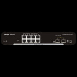 Reyee Switch Cloud Capa 2 de 8 puertos Gigabit+ 2 SFP Gigabit y Velocidad 10/100/1000 Mbps