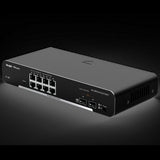 Reyee Switch Cloud Capa 2 de 8 puertos Gigabit+ 2 SFP Gigabit y Velocidad 10/100/1000 Mbps