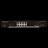 Reyee Switch PoE Cloud Capa 2 de 8 puertos PoE+ Gigabit+ 2 SFP Gigabit hasta un Máximo 125W