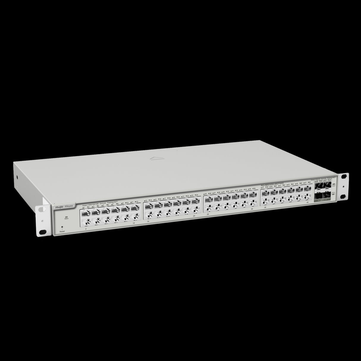 Reyee Switch Cloud Capa 2+ de 48 puertos RJ45 Gigabit  y 4 puertos SFP+ 10 Gbps enrackable