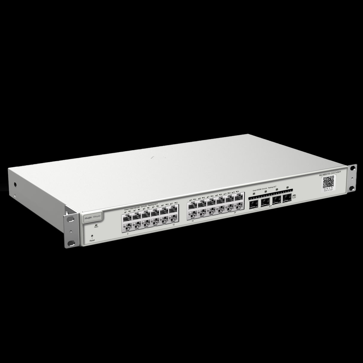 Reyee Switch Cloud Capa 2+  de 24 puertos RJ45 Gigabit  y 4 puertos SFP Gigabit  Administrado L2+