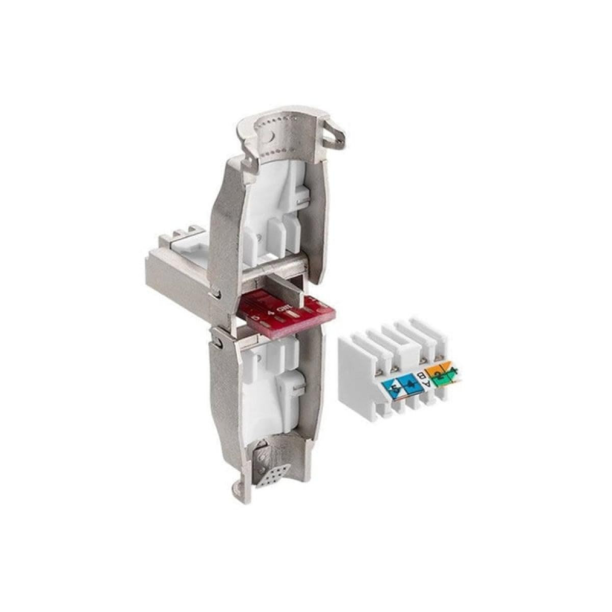 Conector de red RJ45 de CAT 6 STP blindado sin herramienta