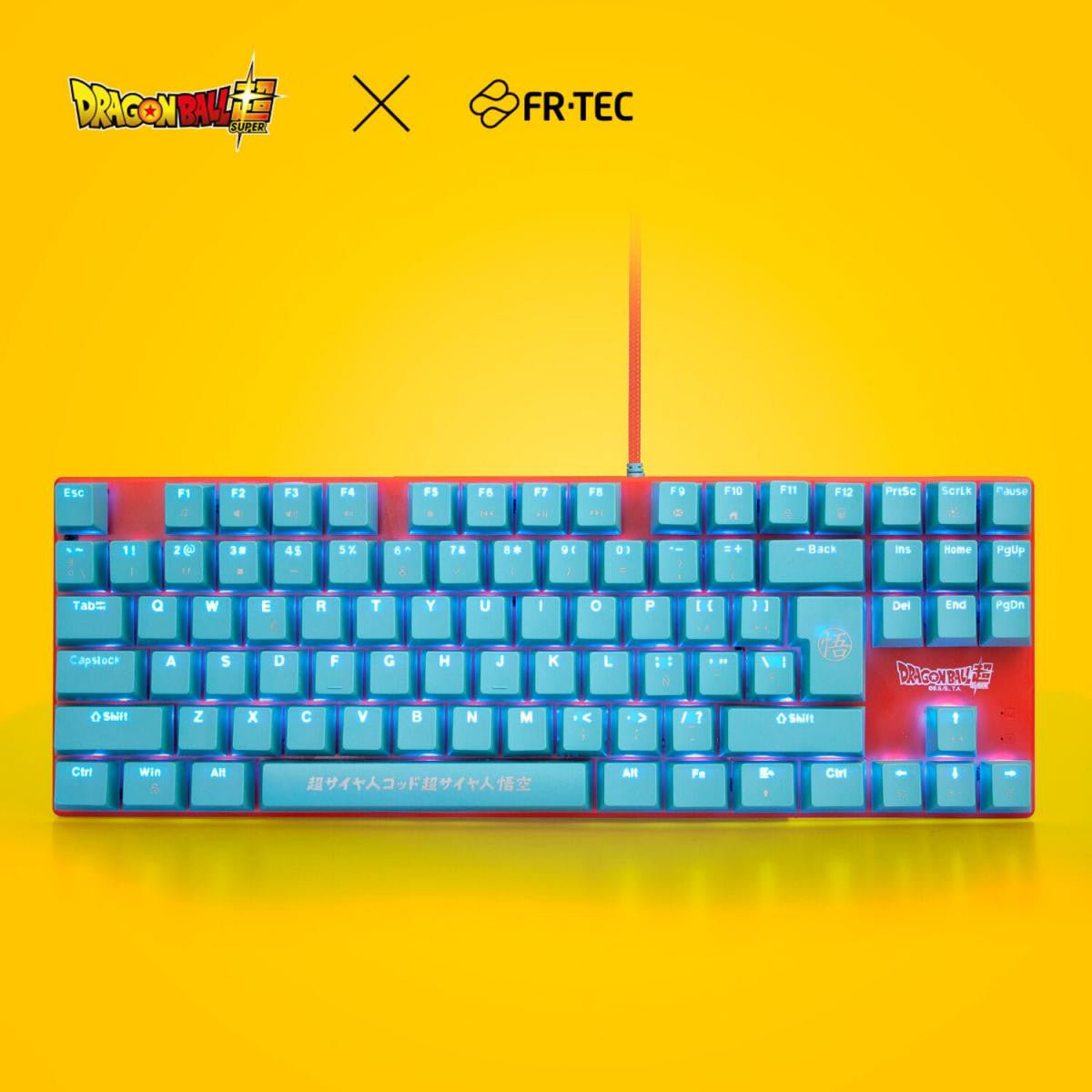 Teclado mecánico de GOKU SUPER SAIYAN BLUE de FR-TEC