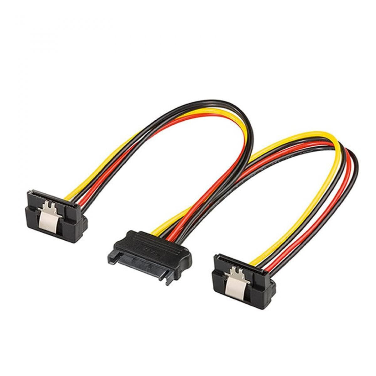 Cable de alimentación PC de 1 x SATA macho a 2 x SATA hembra