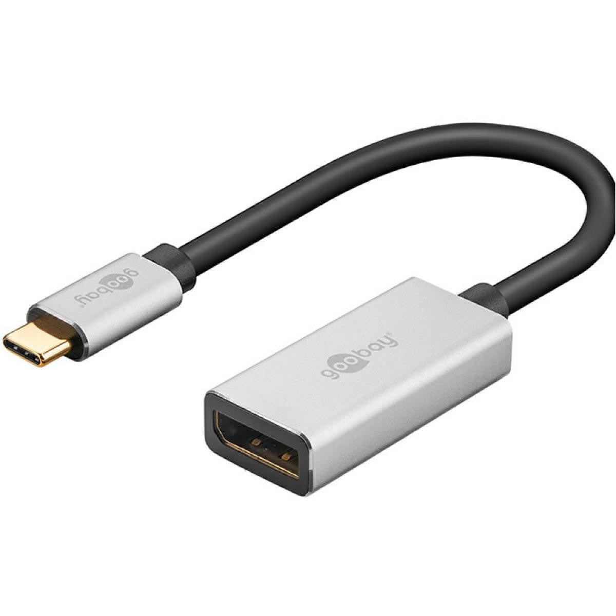 Adaptador USB-C a DisplayPort hembra de 0,15 metros de longitud