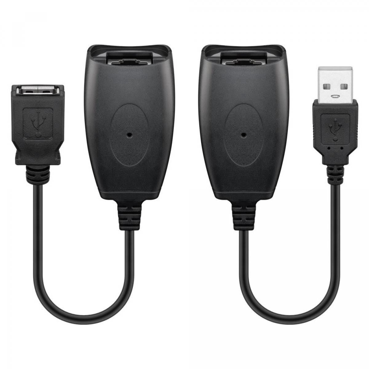 Adaptador de extensión USB de hasta 40 m a través de cable UTP